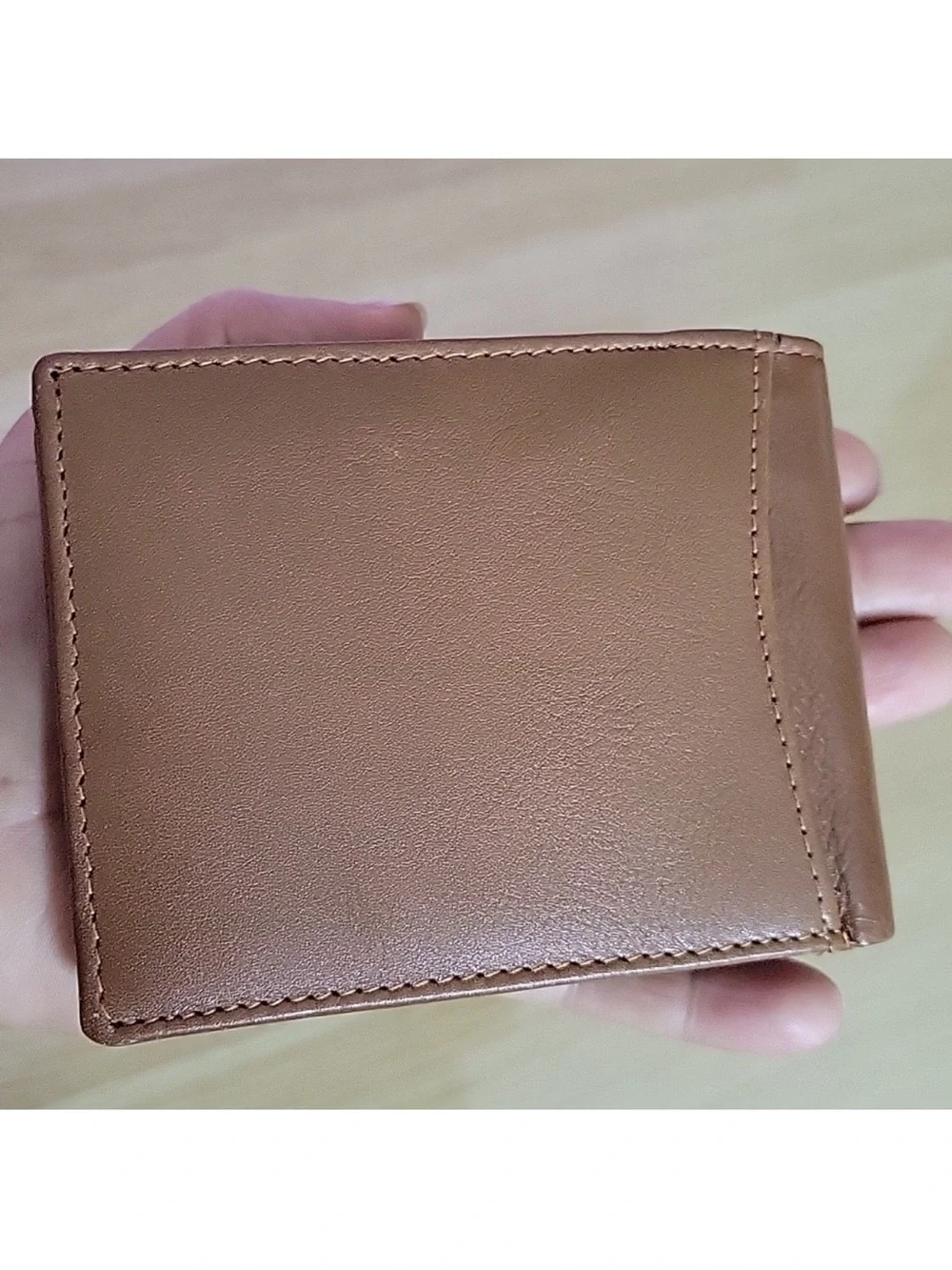 Men's Slim Bifold Wallet in Brown Leather 😎🤓